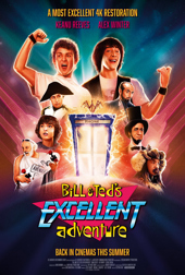 Bill and teds excellent adventure poster